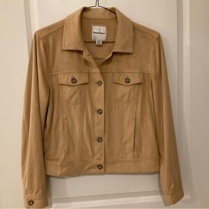 Tommy Bahama Salina Trucker Light Brown Jacket
